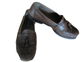 Giorgio Brutini Men&#39;s Loafers Leather Kilti Tassel Shoes Size 11.5M - £11.86 GBP