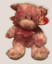 Ty Beanie Babies “Meows” The Pink Cat (Tag Is Worn) - £7.34 GBP