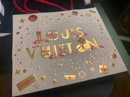 Louis Vuitton Limited Edition Paper Gift/Shopping Bag 10&quot;X8&quot;X6&quot; New w/Wr... - £8.66 GBP