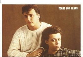 ⭕VTG card pocket calendar 1985 tears for fears Portugal group music singer - $73.65 MXN