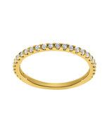Precious Stars 14k Gold 1/7ct Round-cut Diamonette CZ Stackable Wedding ... - $4,477.44 MXN+