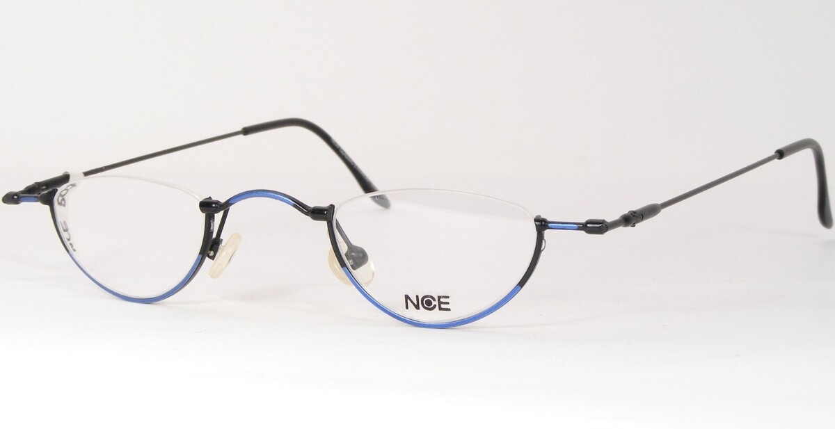 NCE New Classic Eyewear 1028 133 Blue /Black UNIQUE RARE EYEGLASSES 35-2... - $76.20
