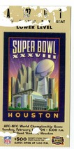 Super Bowl 38 XXXVIII Ticket Stub Panthers Patriots Rare HTF - £97.55 GBP