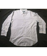 Polo Ralph Lauren Andrew Shirt 17.5&quot;  Long Sleeve Striped Classic Fit XL - £12.13 GBP