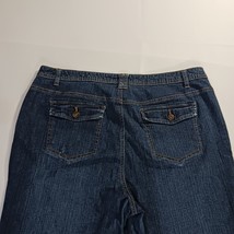 St. John's Bay RN#93677 Women's Blue Cotton Blend Stretch Jeans Sz 18W (38×21) image 13