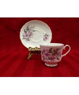 Duchess Fine Bone China Pale Violets Tea Cup And Saucer Set - $14.74
