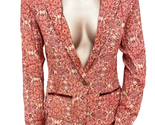 FOR LOVE &amp; LEMONS Womens Blazer Crepe Lightweight Floral Multicolor Size S - $81.03