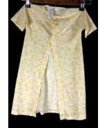 Carters Vintage Baby Layette Size Yellow Floral Light Pajama Cover Up Ro... - $38.14 CAD