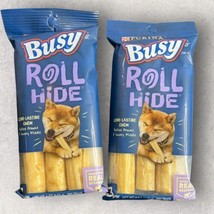 2 x Purina Busy Bone Rollhide Real Beefhide Long Lasting Small/Med Dog 3... - $34.64