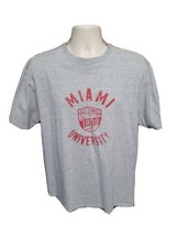 Miami University Red Hawks 1809 Adult Large Gray TShirt - $19.80