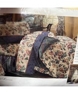 Dan River FULL  Sheet Set “Sheffield” Floral Deep Pockets 4 Piece NEW PE... - $33.99
