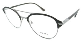 Prada Eyeglasses Frames PR 61WV 02Q-1O1 51-20-145 Matte Brown / Gunmetal Italy - £95.46 GBP