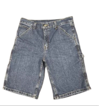 George Mens Denim Shorts Size 33 Blue Jean 5 Pocket GM29524C Cotton Mexico - £16.27 GBP