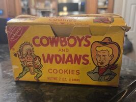 Vintage 1956 NABISCO COWBOYS AND INDIANS COOKIE BOX - $299.95