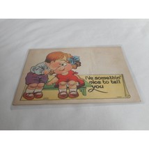 Vintage Postcard Friendship Children kids 1918 posted with stamp - $111.60 MXN