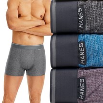 Men&#39;s Hanes Ultimate 3-Pk Comfort Flex Fit Breathable Stretch Trunks, Multicolor - £17.05 GBP