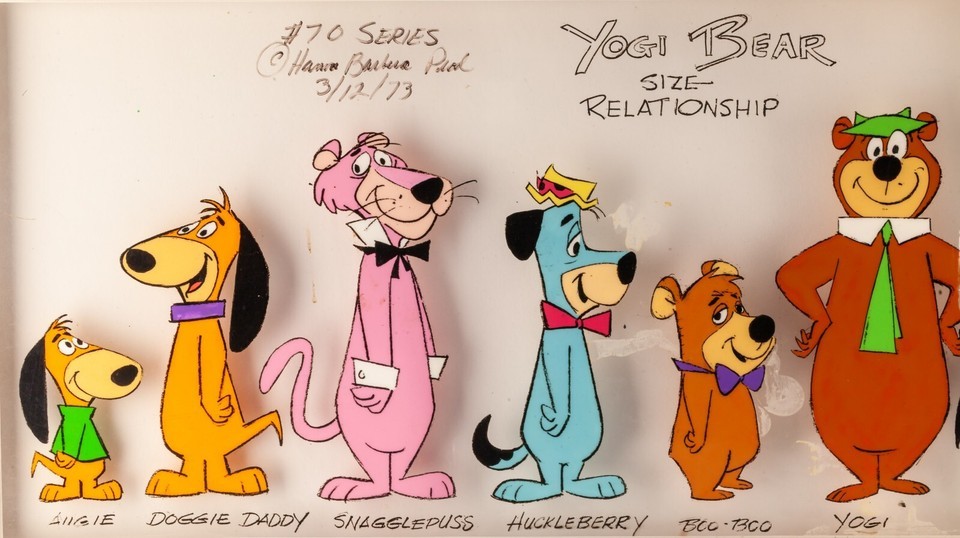 "Yogi Bear" Hanna-Barbera 1973 "Grand Relationship" Production Animation Cell... Item image 3