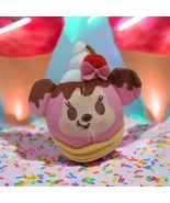 Scented 4&quot; Strawberry Sundae Waffle Bowl Plush Minnie Mouse Disney Munch... - $18.94 CAD
