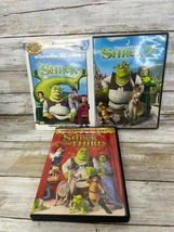 Dreamworks Shrek Children&#39;s DVD Lot: Shrek 1, 2, 3  - £10.18 GBP