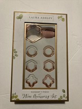 Laura Ashley Elegant 7 Piece Wine Accessory Set Wine Opener Glass Charms... - $9.90