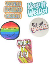Popular Sayings Ver. 2 Assorted 3D Colorful PC Stickers 50 PCS NEW - £15.58 GBP