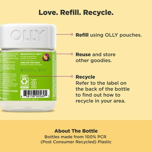 2 PACK OLLY Daily Energy Gummy Supplement *02/2025* with CoQ10 & B12, Caffeine Item image 5