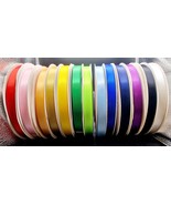 Satin Ribbon Plain  Double Sided  15mm Wide Gift wrapping Wedding Birthday 1m - $1.87 - $1.93