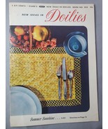J &amp; P Coats Clark&#39;s New Ideas in Doilies Book #283 Crochet Vintage 1950s - £6.15 GBP