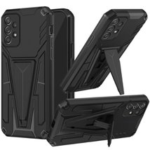 Alien Design Shockproof Magnetic Hybrid Case Cover Black For Samsung A32 5G - $7.66