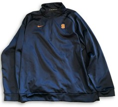 New Syracuse Orange Nike Therma 1/2 Zip Pullover Small Jacket - £38.79 GBP