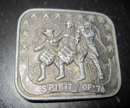 SPIRIT of 76 United STATES Bicentennial American Revolution US Belt Buckle - £27.96 GBP