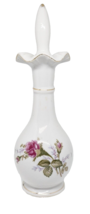 Porcelain Hand Painted Vintage Made in Japan Almost 8&quot; Tall Perfume Bottle - $9.44 CAD