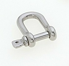2PCS AISI316 Stainless Steel Screw Pin D Style Chain Dee Shackle 5mm for... - $10.88