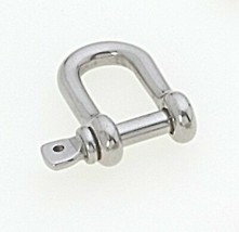 2PCS AISI316 Stainless Steel Screw Pin D Style Chain Dee Shackle 5mm for... - £8.17 GBP