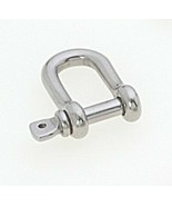 2PCS AISI316 Stainless Steel Screw Pin D Style Chain Dee Shackle 5mm for... - $10.88