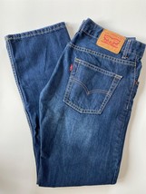 Levi&#39;s 514 Boy&#39;s Blue Jeans 16 Reg 28x28 Straight - Excellent! - £14.68 GBP