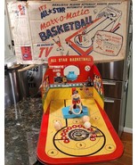 Vintage 1950&#39;s Marx-o-Matic All-Star Basketball Game with Original Box &amp;... - £196.68 GBP