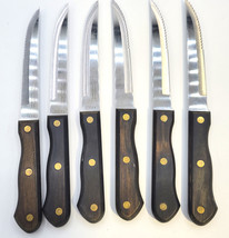 Tramontina 6-Piece Professional Forged Cutlery Steak Knife Set Wood Handle - £22.71 GBP