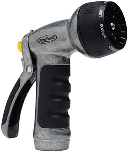Melnor 00451-Gt 7-Pattern Thumb Heavy Duty Adjustable Nozzle, Green - $31.99