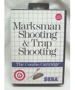 Vintage MARKSMAN SHOOTING &amp; TRAP SHOOTING Sega Master System VIDEO GAME ... - $364.37 MXN