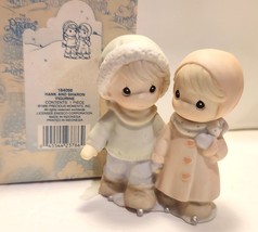 Precious Moments SUGAR TOWN Hank and Sharon 184098  Retired 1996 Boy and Girl - £10.19 GBP