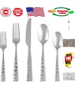 Blossom Sand 20-Piece Silverware Set - Dishwasher Safe for Everyday Dining - $76.92 CAD