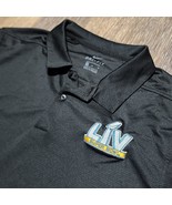 Men&#39;s Pepsi Nike DRI-FIT Black Polo Shirt Sz M Super Bowl LIV Champions ... - $380.53 MXN