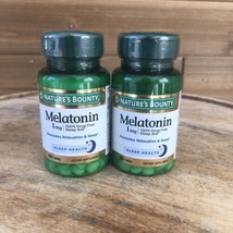 Natures Bounty Melatonin 1mg Tablets, 180 Count Exp 12/24 Lot Of 2 - $18.69
