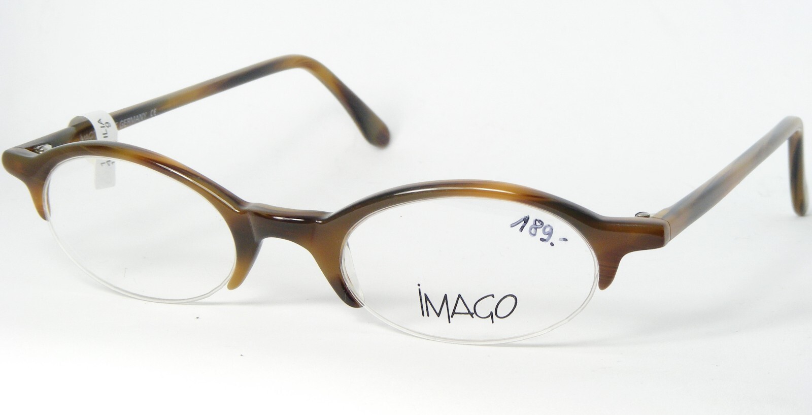 Vintage N. iMAGO ILIA 9 Tartaruga Occhiali da Sole Telaio 46-18-142mm Ge... - $96.02