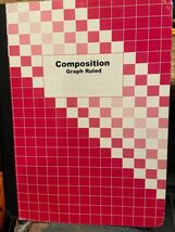 Staples Composition Graph Ruled 100 Sheet Notebook 9.75" X 7.5" *Unused* c2 - $9.99