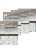 NEW - Enviroflow 16x25x1 (15.75 x 24.75) Pollen and Dust Control (4 Pack) - £31.15 GBP