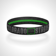Pick Your State - Reversible Blackout Thin Green Line Bracelet Wristband - £9.58 GBP