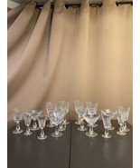 16 Waterford Ireland Cut Crystal Kylemore Goblets Glasses 4 Settings x 4... - $643.47