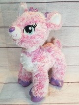 Build A Bear Workshop TWINKLE Pink Glitter Metallic Plush Reindeer BAB S... - $15.79